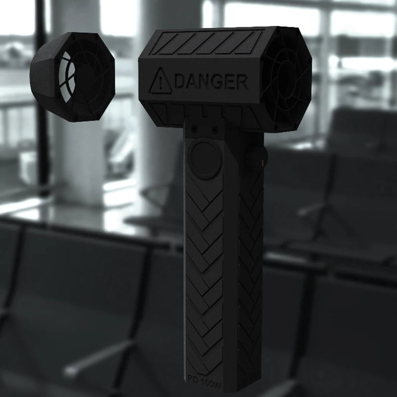 Turbo Jet Fan Turbo Jet Fan XL 64 Channel Violent Fan 140000RPM 1500g Thrust Stepless Speed Adjustment Car Dryer EU Plug