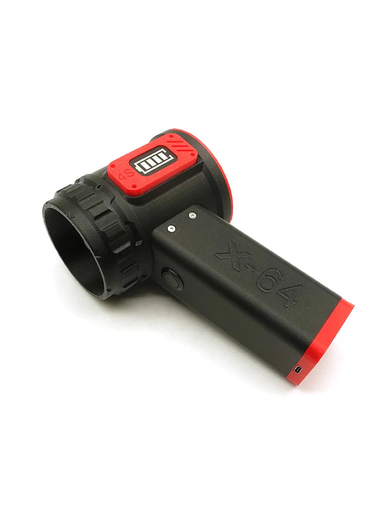 X64 Mini Turbo Fan Thrust 1500G Wind Speed 240km/h Car Violent Blower Handheld Turbo Jet Fan Brushless Motor High Power Duct Fan